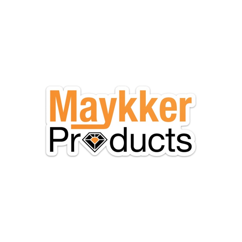 Maykker Stickers|White|Black