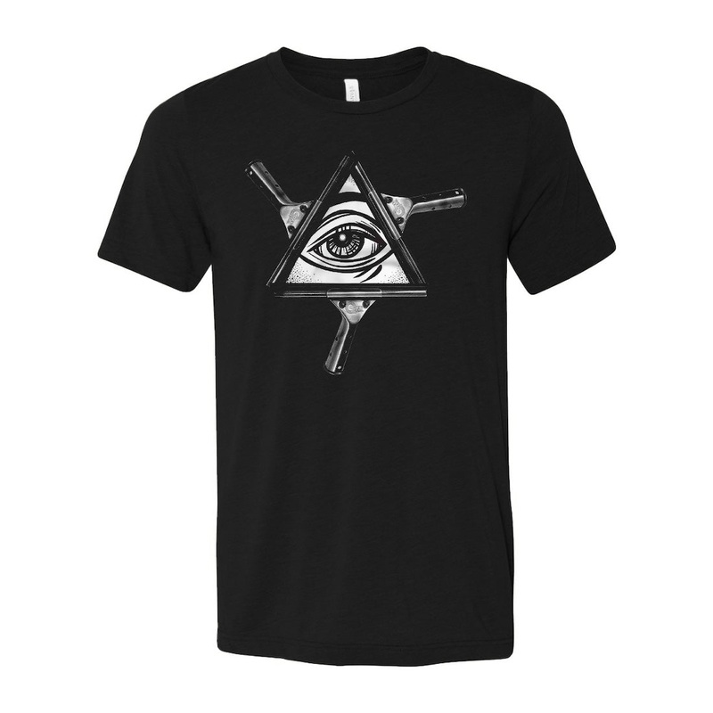 Squeegee Life Sacred Eye Design T-Shirt