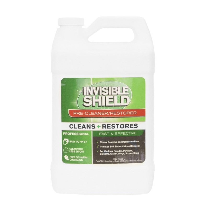 Clean-X Invisible Shield Pre-Cleaner + Liquid Restorer Concentrate – Gallon
