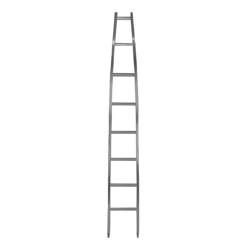 Metallic Ladder Aluminum Open Top Section – 8 Foot
