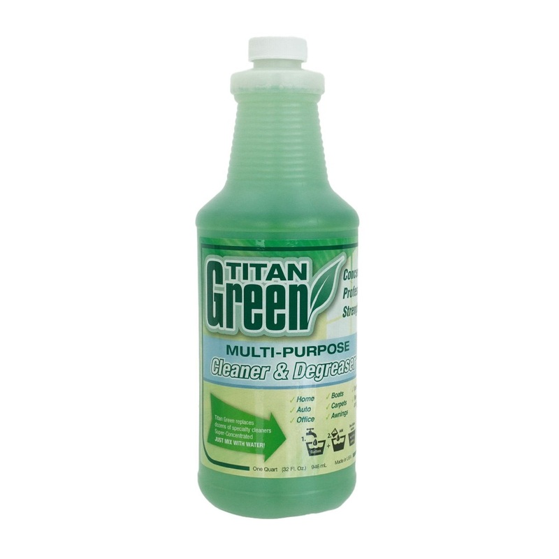 Titan Green Cleaner|Quart|Gallon|5 Gallon|55 Gallon|Single|Case of 12|Case of 4