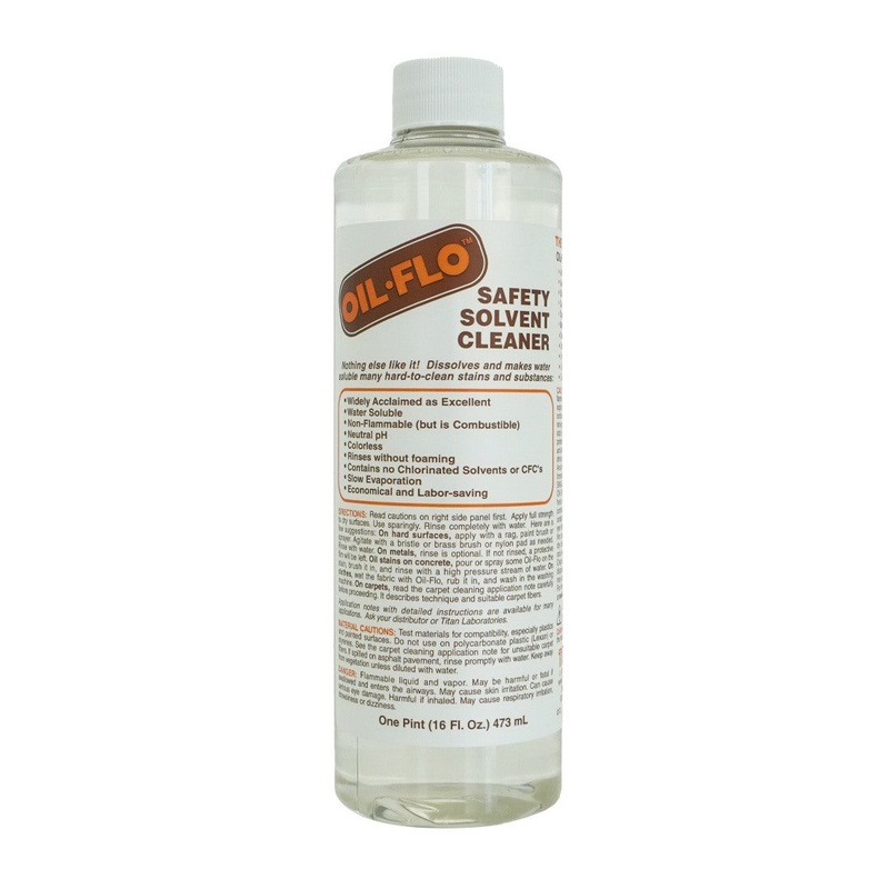 Titan Oil Flo Stain Remover|Pint|Gallon|5 Gallon|55 Gallon|Single|Case of 12|Case of 4