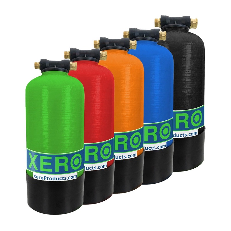 XERO DI Tank|1/2 Cubic Foot|1 Cubic Foot|Blue|Red|Black|Green|Orange