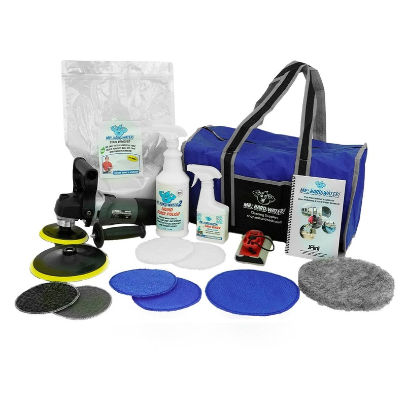JFlint Mr. Hard Water Deluxe Shower Door and Window Kit