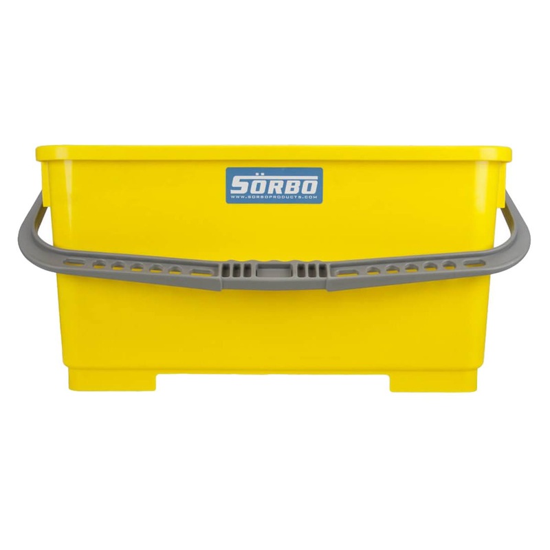 Srbo Bucket with Clips for Squeegee and Washer for Leif Cart – 18 Inch
