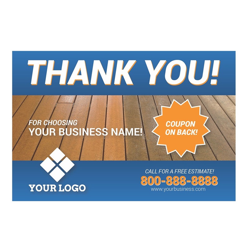 Deck Cleaning Thank You Design Suite