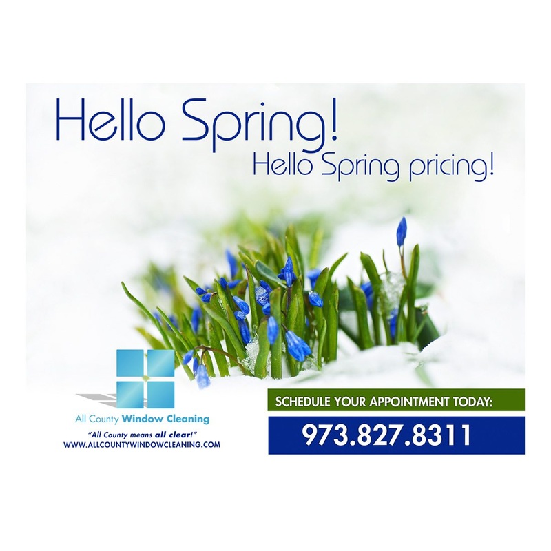 Hello Spring Design Suite|Postcard Large|Postcard Small|Flier Color|Flier Black and White|Door Hanger|Email|Facebook Ad