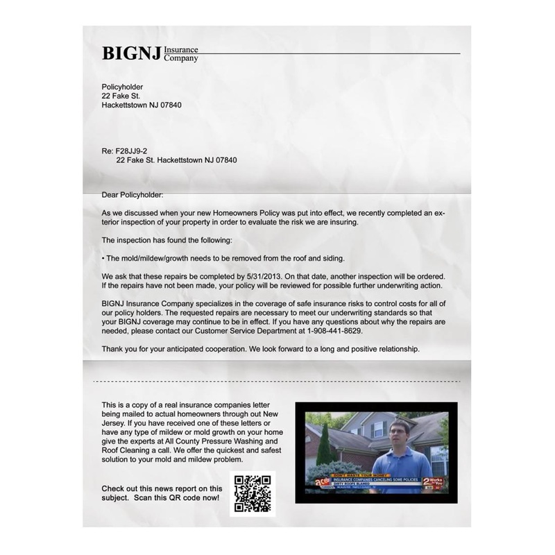 Insurance Letter – Postcard