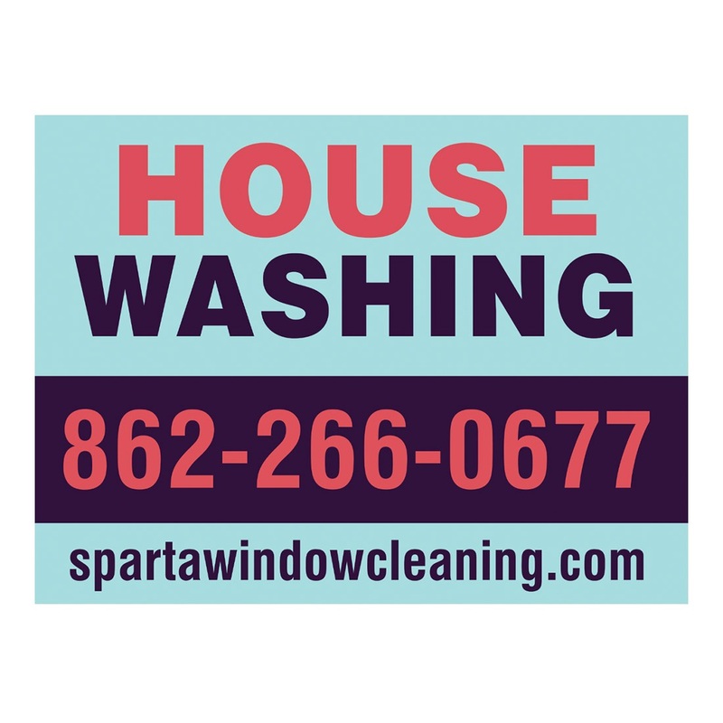 Lawn Sign with Solid Middle Line