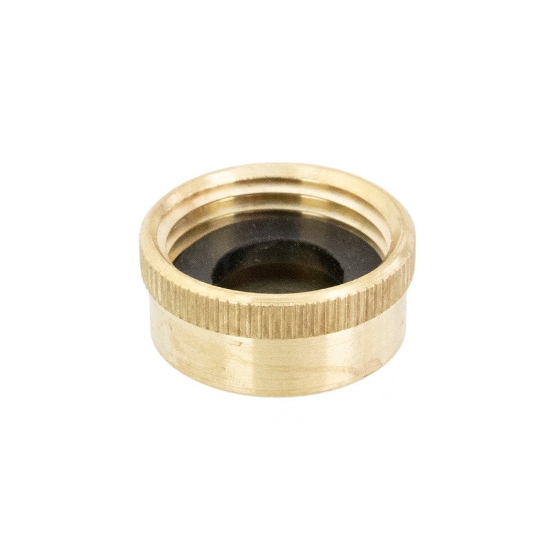 Brass Garden Hose Cap – Female