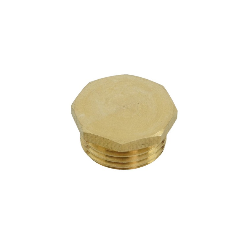 Brass Garden Hose Cap – Male
