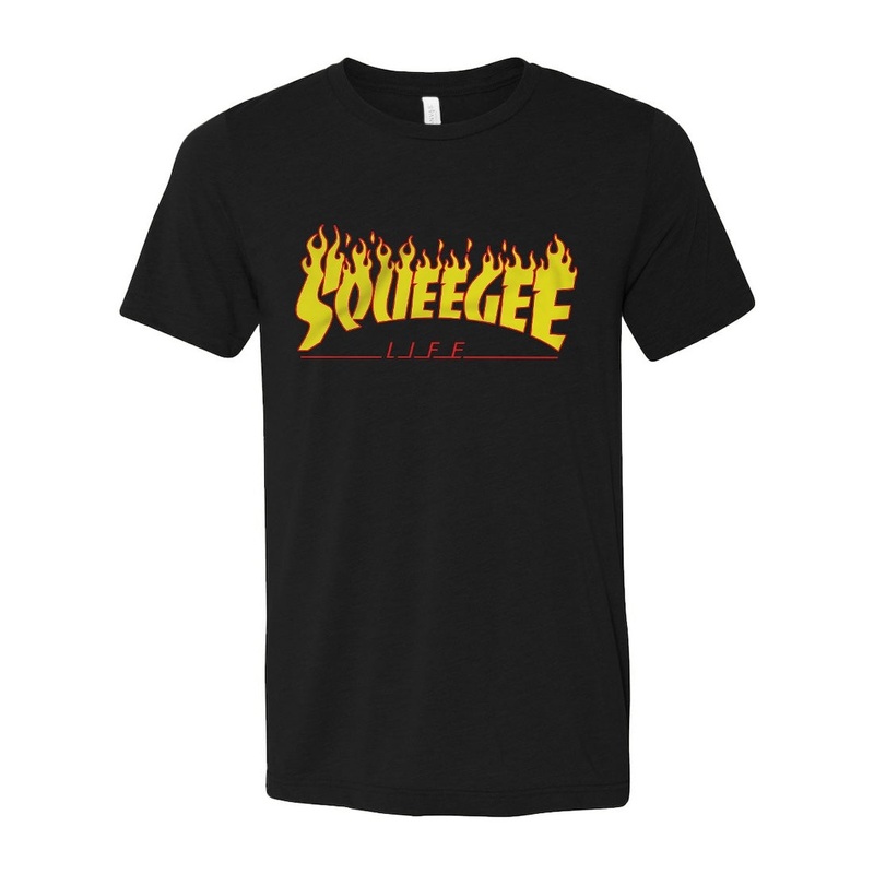 Squeegee Life Glass Thrasher Design T-Shirt
