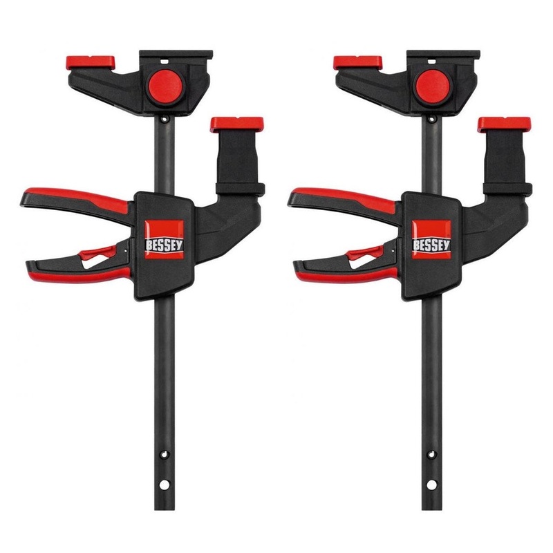 Bessey One-Handed Clamps 6 Inch for T-Slots EZR-SET