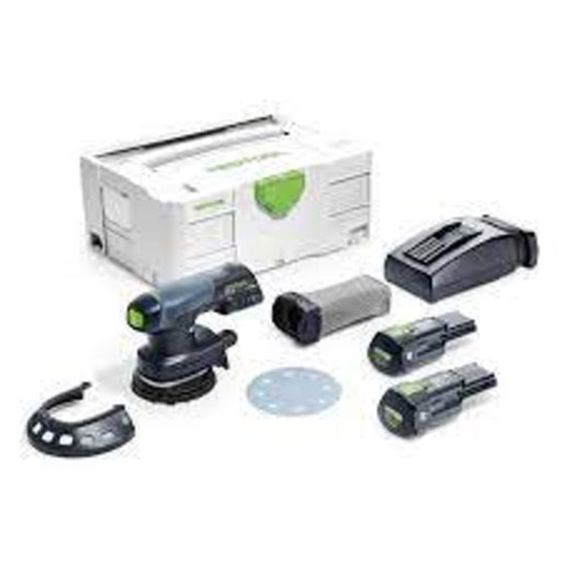 Festool Cordless Random Orbital Sander 5 Inch, 2mm ETSC 125 3.0 I-Plus 577696