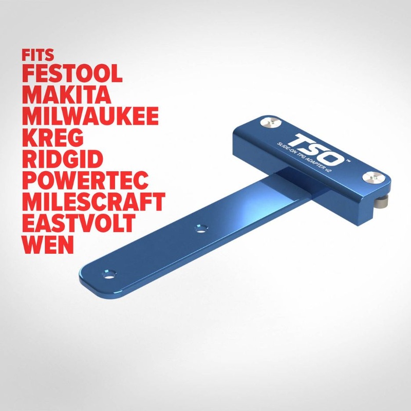 TSO Slide-On Guide Rail Adapter for TPG Parallel Guide System 61-524