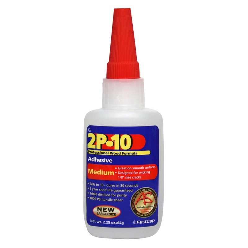 Fastcap Cyaacrylate Adhesive Medium Viscosity 2P-10 MED 2 OZ