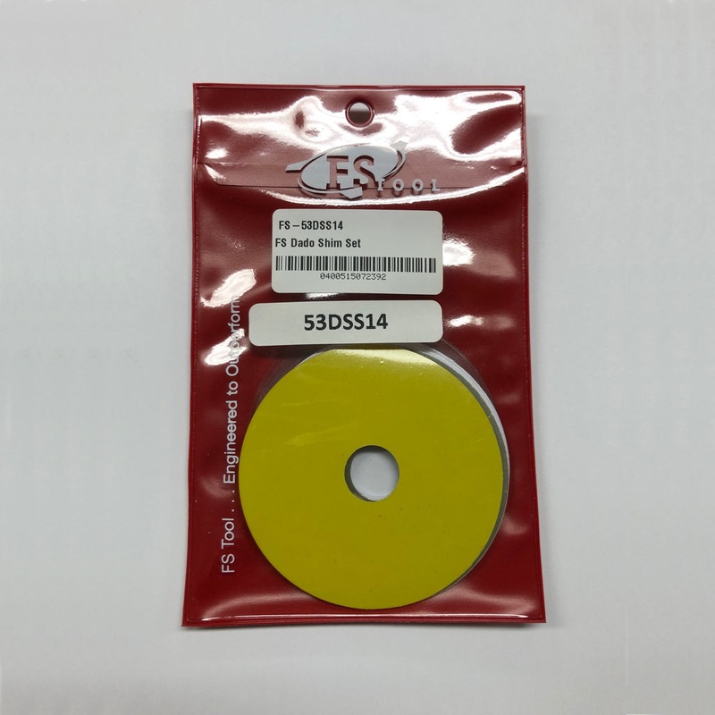FS Tool Dado Shim Set with 5/8 Inch Bore 53DSS14