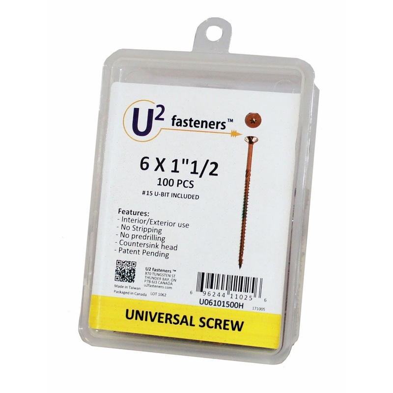 U2 Fasteners Flat Head Universal Screws U*********