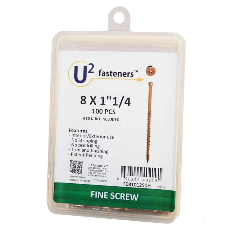 U2 Fasteners Trim Head Fine Screws F0810*****