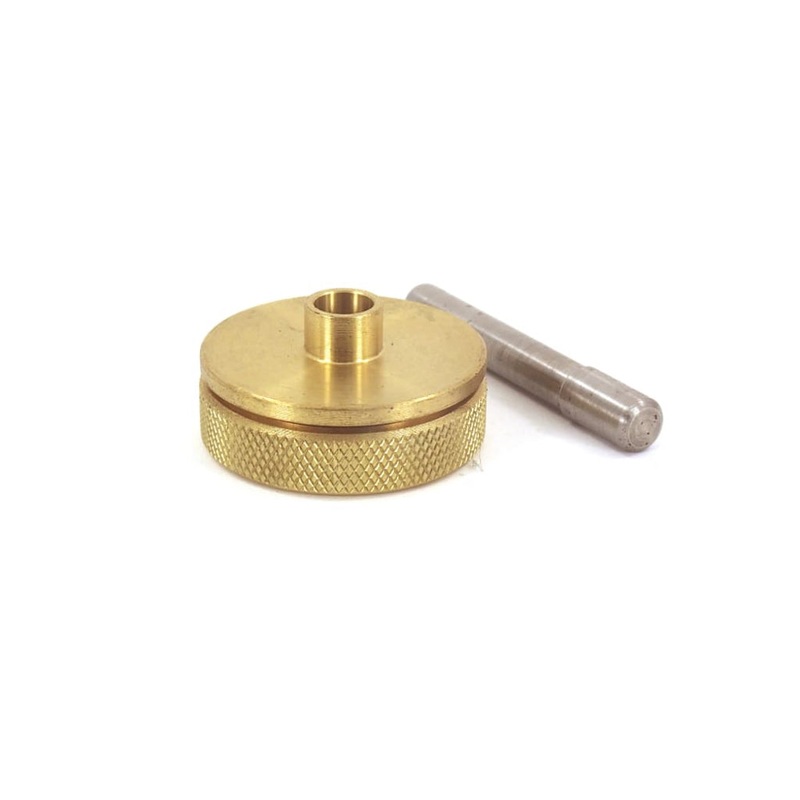 Whiteside 9/32 ID x OD 3/8 Inch Brass Template Guide with Centring Pin 9540-38N