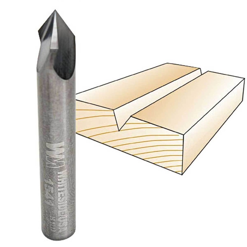 Whiteside V-Groove Router Bits 60 Degree V-Groove Router Bits 15**