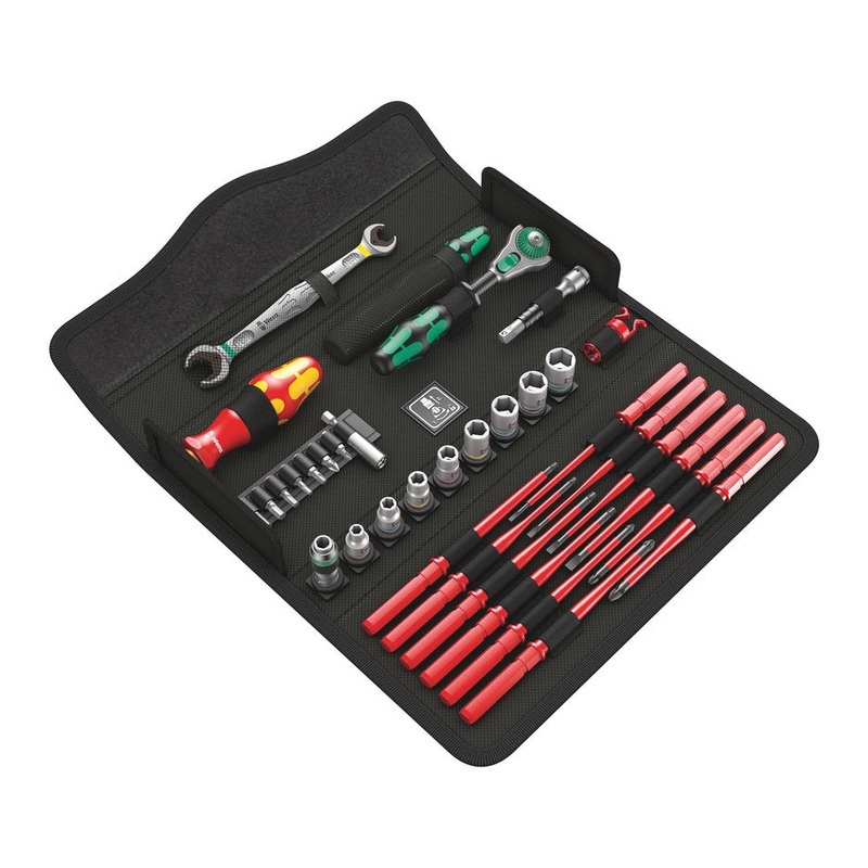 Wera Tools 35-Piece Metric Kraftform Kompakt Screwdriver Maintenance Screwdriver Set