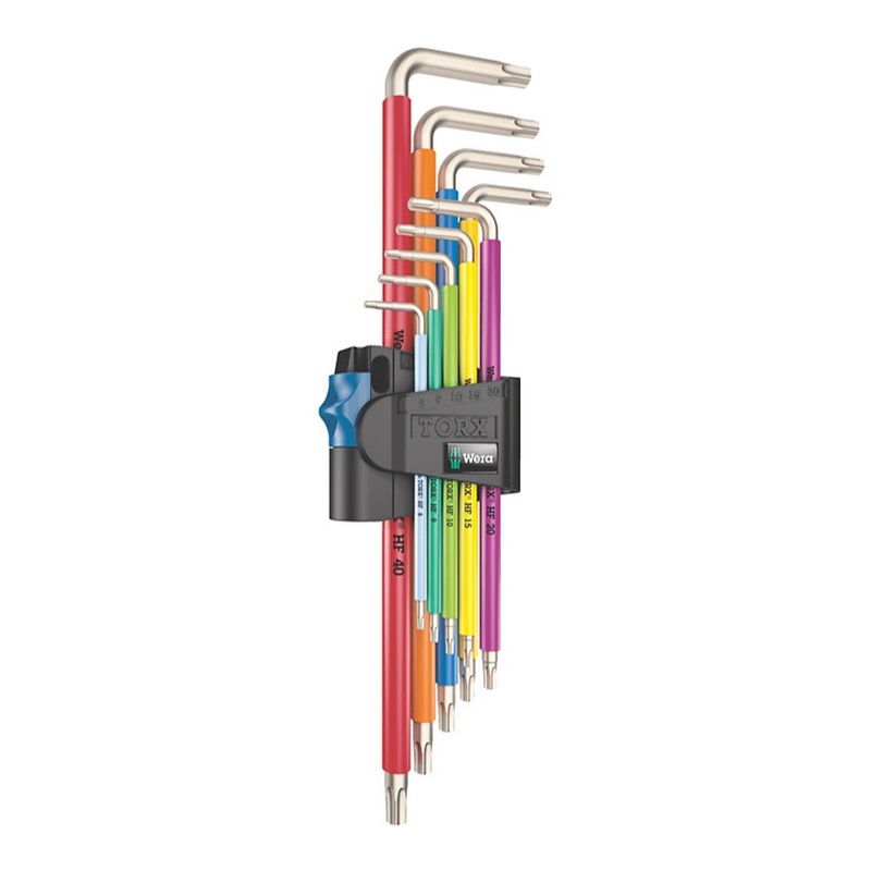 Wera Tools 9-Piece Multicolour Stainless Steel Torx L-Key Set 5022689001