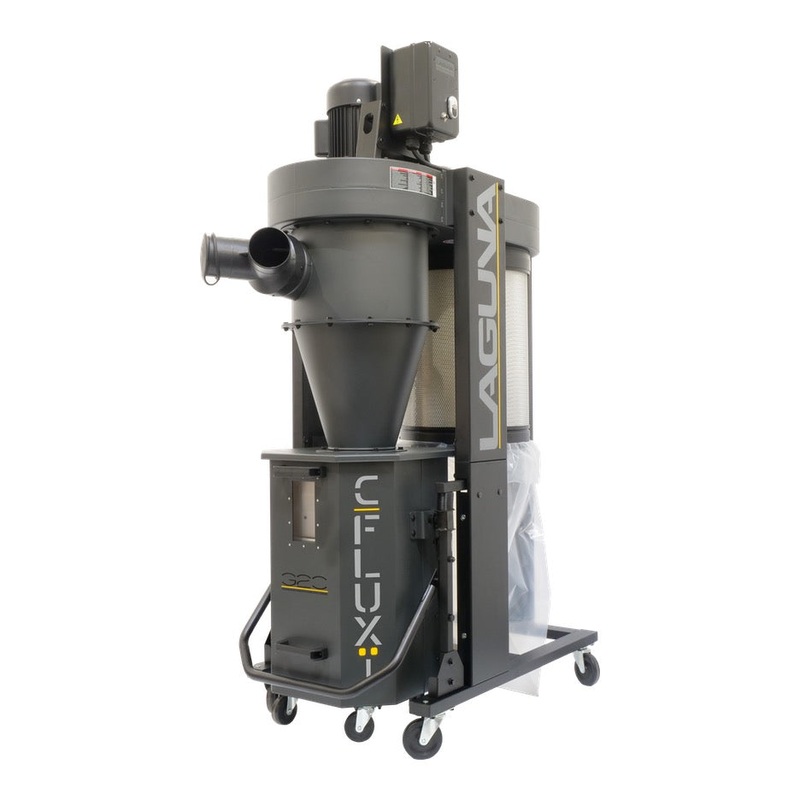 Laguna C|Flux Cyclone Dust Collector 1.5 HP with 1 Micron Filter MDCCF15110