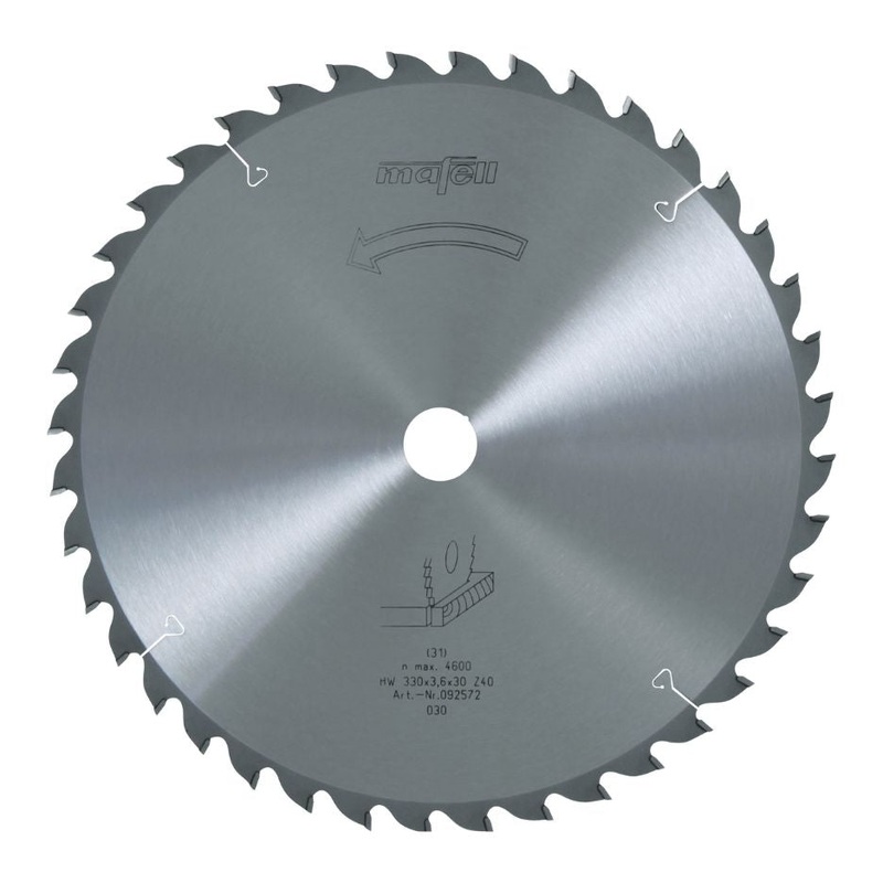 Mafell Fine Cut Circular Saw Blade for Wood 330mm x 40T ATB with 30mm Bore 092572
