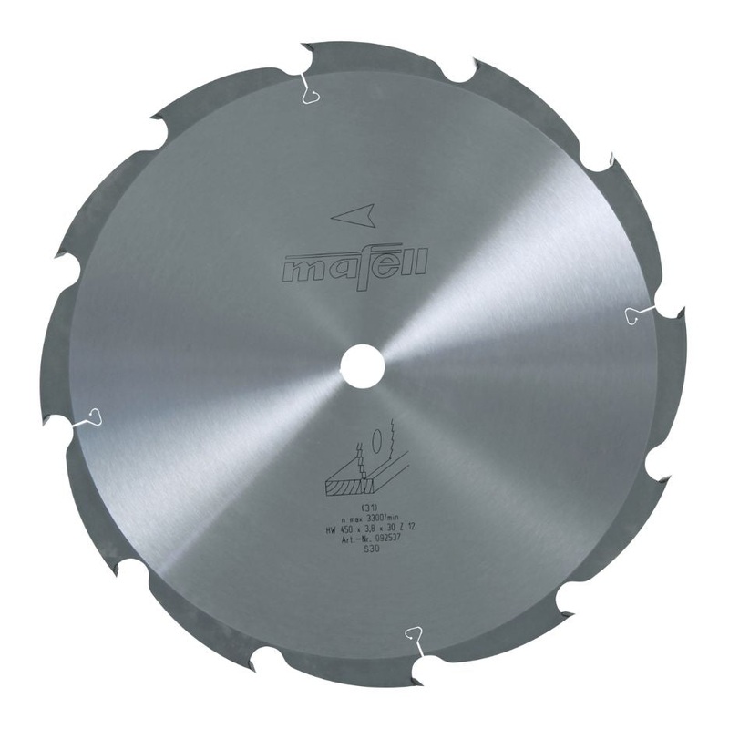 Mafell Ripping Circular Saw Blade 450mm x 12T ATB with 30mm Bore 092537