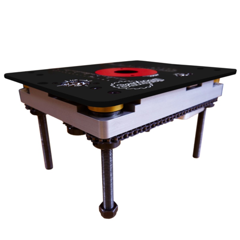 SawStop Precision 4-Post Chain Drive Router Lift with Above Table Adjustments RT-LFT