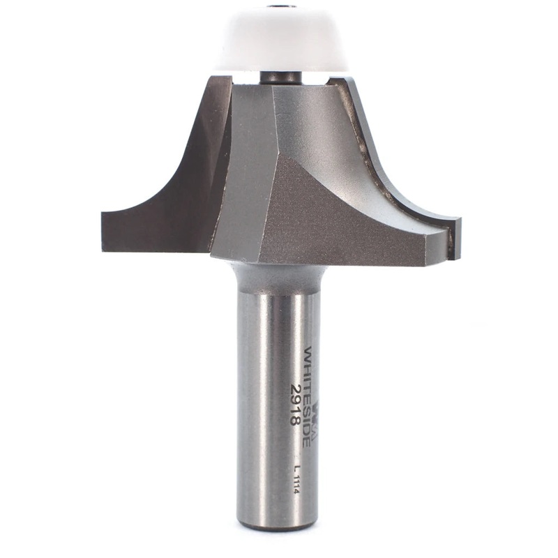 Whiteside 18 Degree Solid Surface Roundover Router Bit 2918