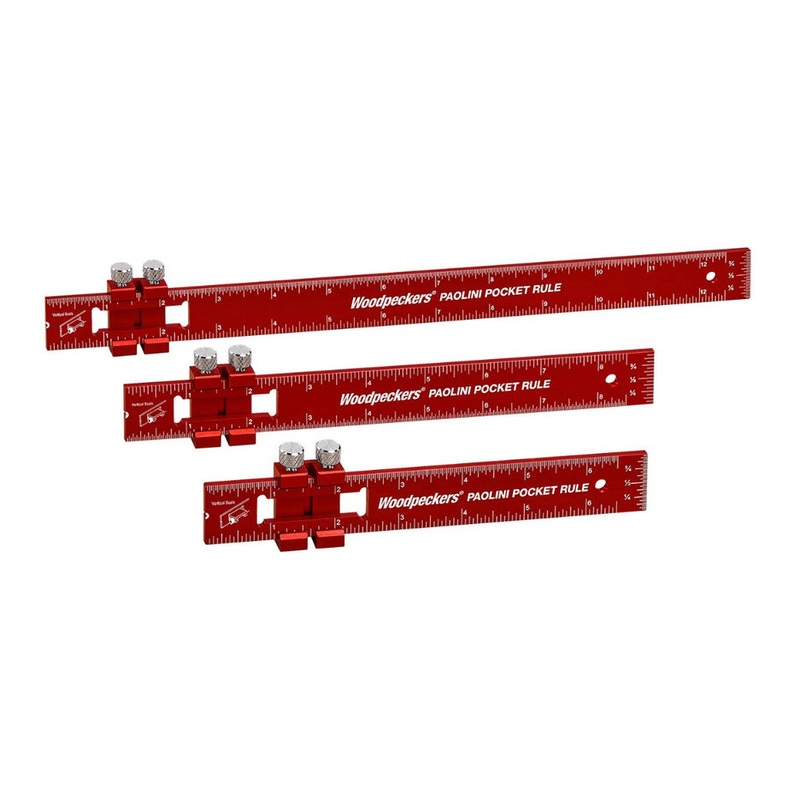 Woodpeckers Aluminum Paolini Pocket Rules PPR-*****