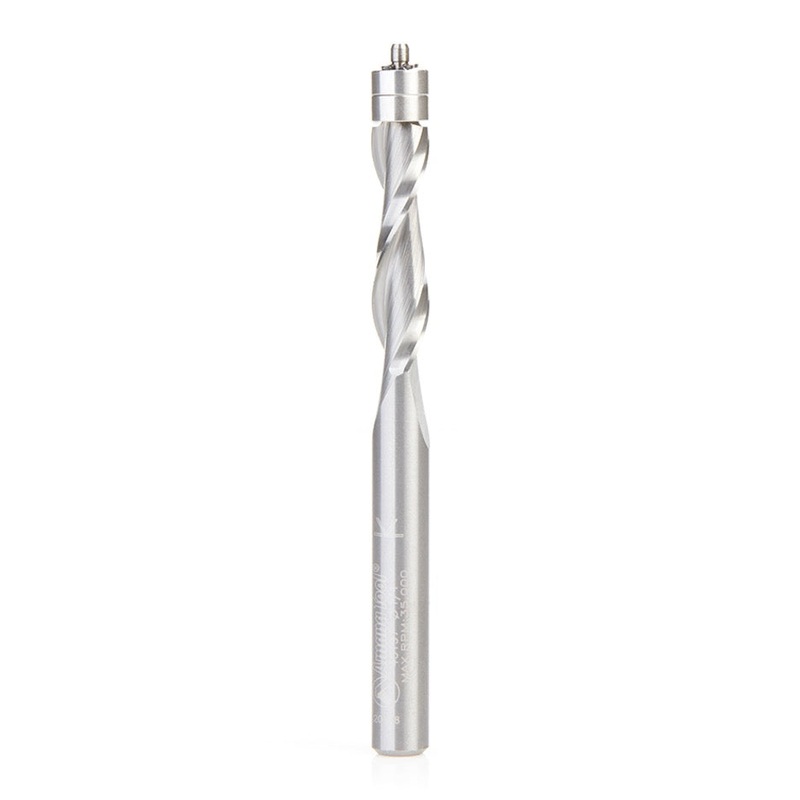 Amana Tool D 1/4 Inch Ball Nose Upcut Spiral Router Bit 46197