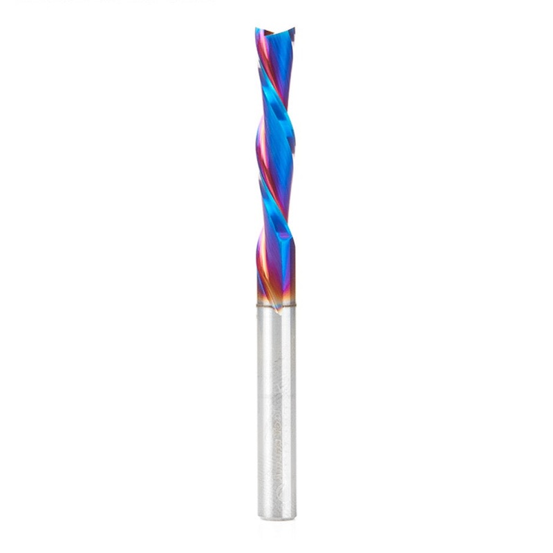 Amana Tool D 1/4 Inch Downcut Spiral Router Bit with Spektra Coating 46421-K