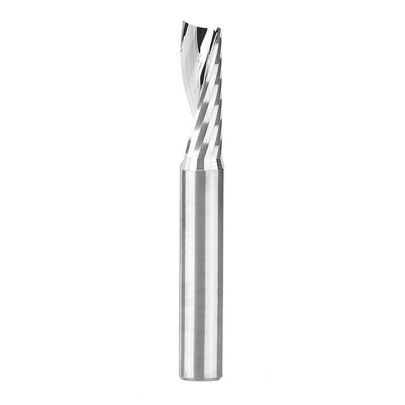 Amana Tool D 1/4 Inch O-Flute Upcut Spiral Router Bit for Plastic 51404