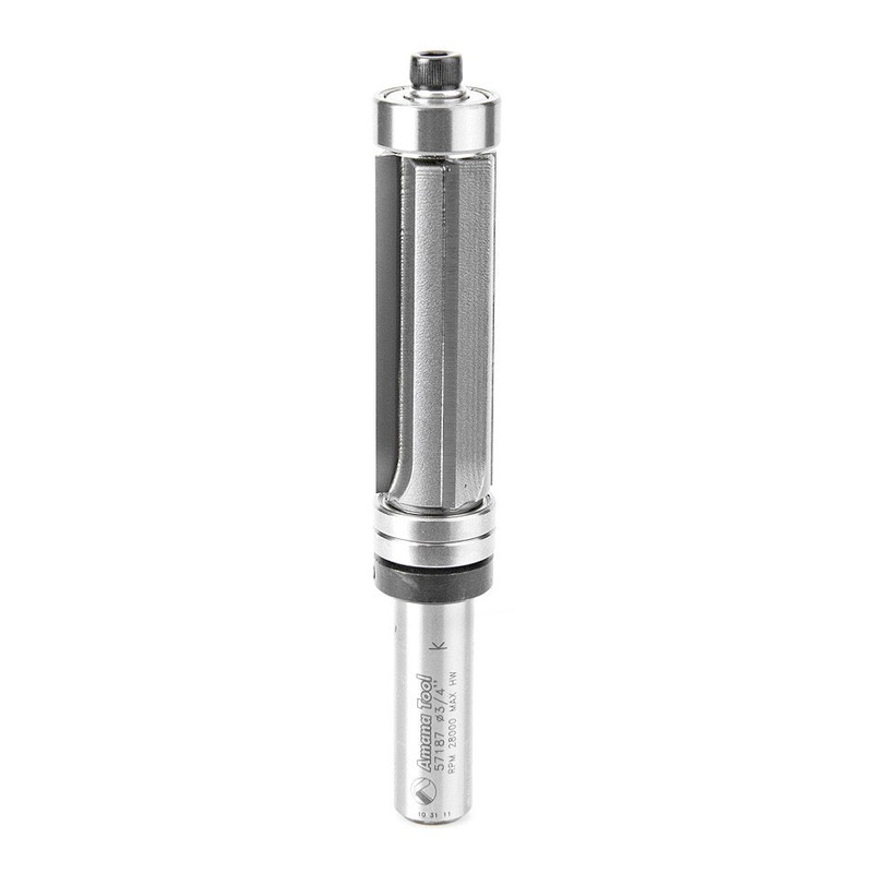 Amana Tool D 3/4 Inch 4-Flute Flush Trim Router Bit 57187