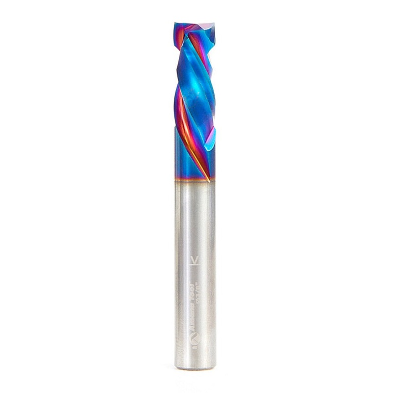 Amana Tool D 3/8 Inch Compression Spiral Router Bit with Spektra Coating 46171-K