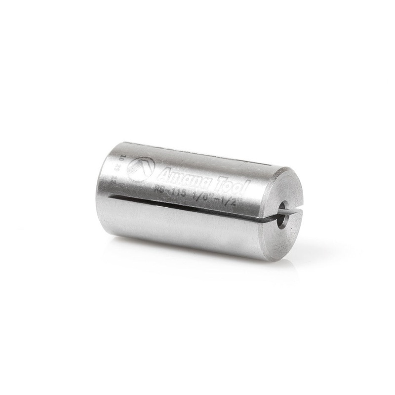 Amana Tool Precision Steel Router Collet Reducer 1/2 to 1/8 Inch RB-115