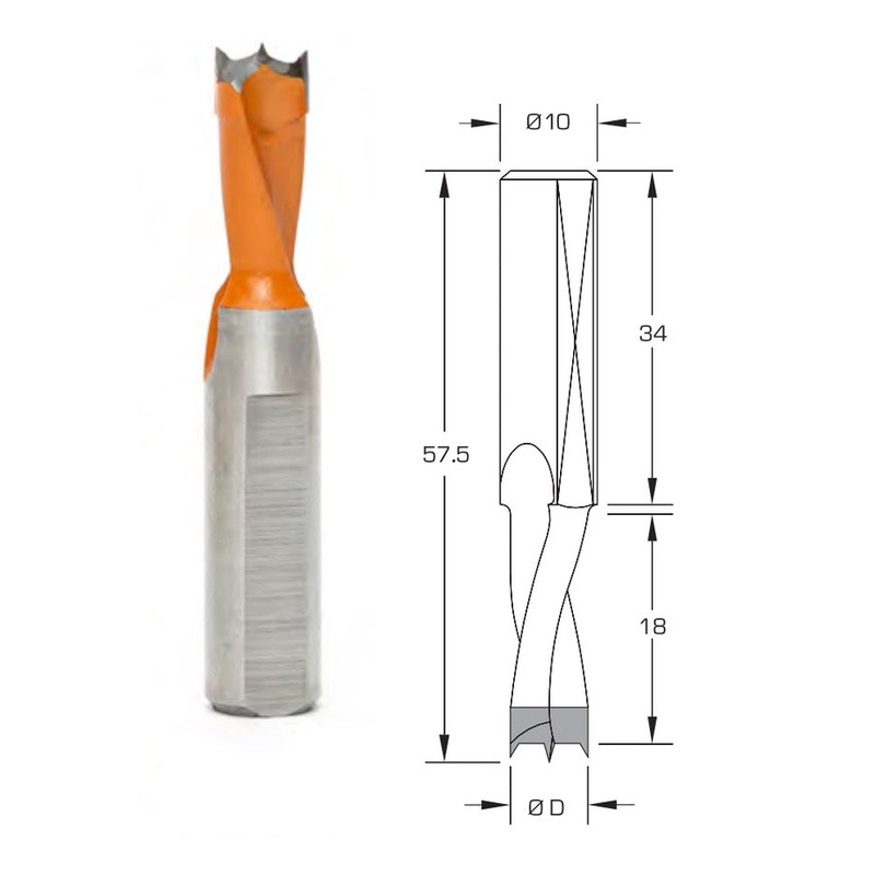FS Tool D 5mm Boring Bits D50L05*