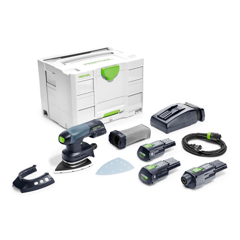 Festool Cordless Orbital Detail Sander DTSC 400 3.0 I-Set 577514