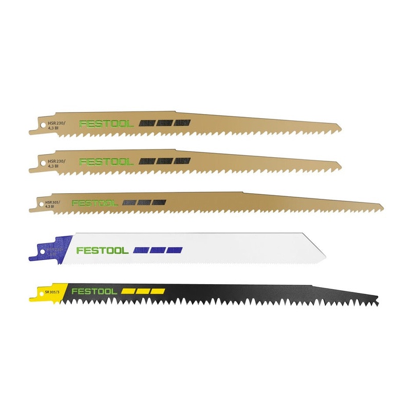 Festool Reciprocating Saw Blade Set RS-Sort/5 577496