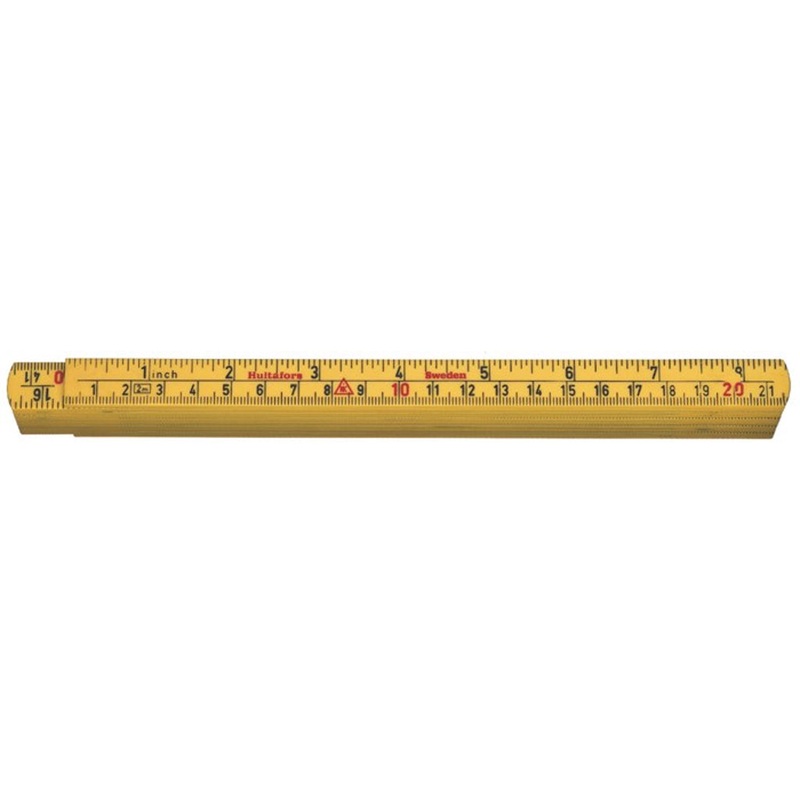 Hultafors 2m Fibreglass Folding Rule 200404