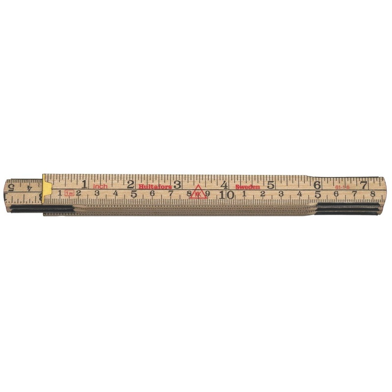 Hultafors Folding Rule Wooden 1m 100704