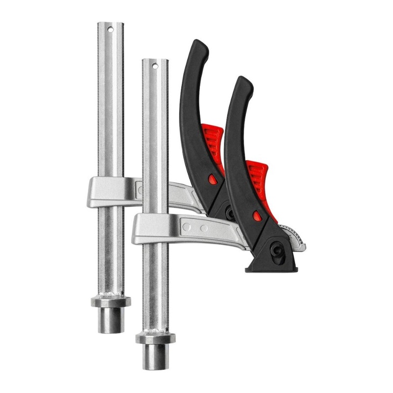 Bessey Tools 8 inch MFT KliKlamp Ratcheting Clamp for 20mm Holes KLI20-MFT-SET