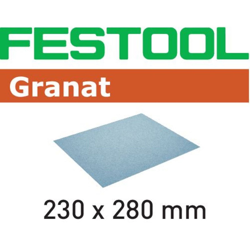 Festool Granat Abrasive Sheets 230 x 280mm for Hand Sanding 2010**