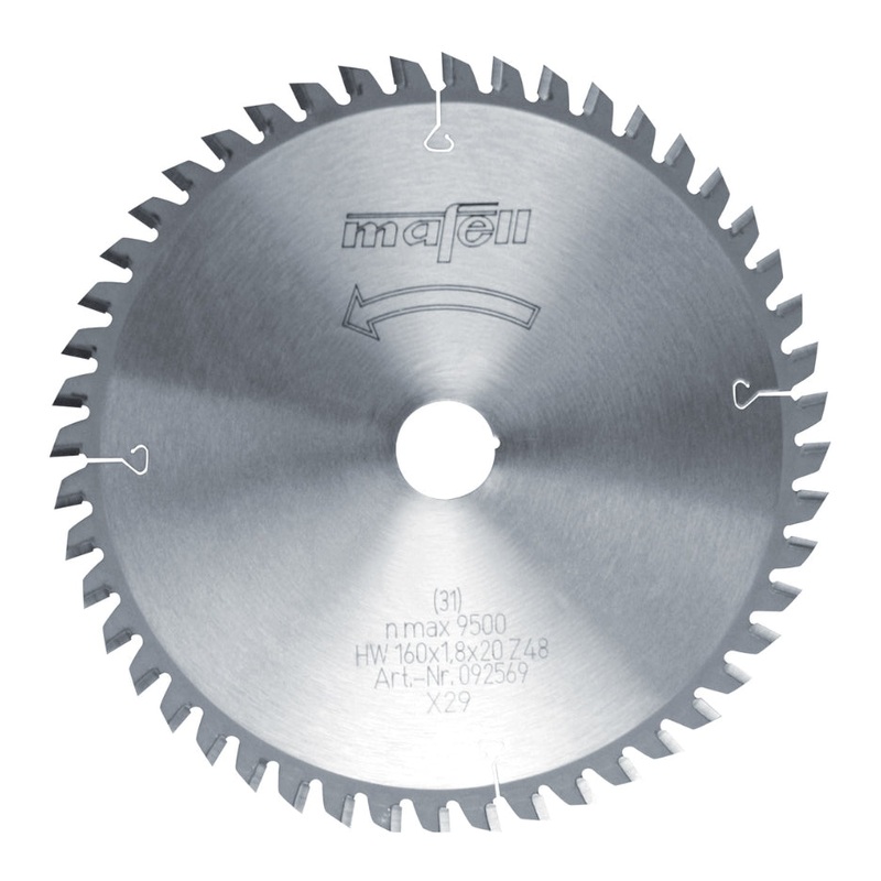 Mafell Melamine Circular Saw Blade 160mm x 48T with 20mm Bore 092569