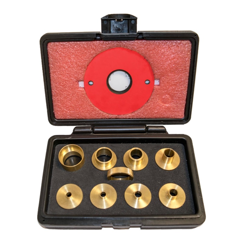 SawStop 9 pc Brass Precision Template Guide Set RT-TGS