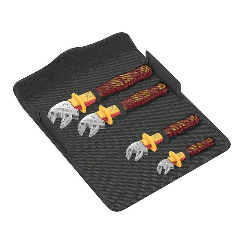 Wera Tools 4-Piece VDE Joker Self-Setting Wrench Set 05020170001