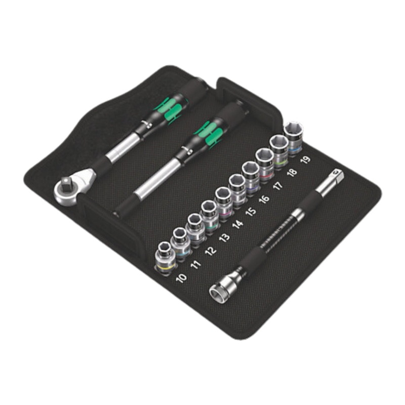 Wera Tools Zyklop Hybrid 1/2 Inch Ratchet Set 8006 05004090001